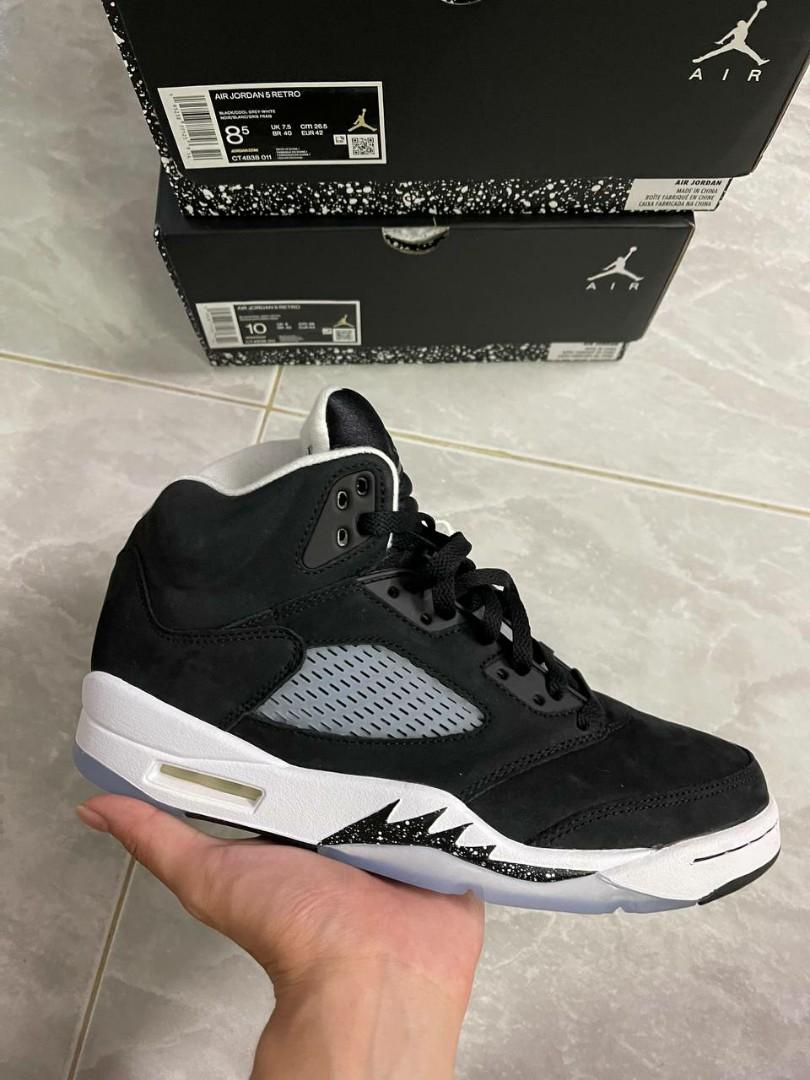 jordan 5 oreo size 10