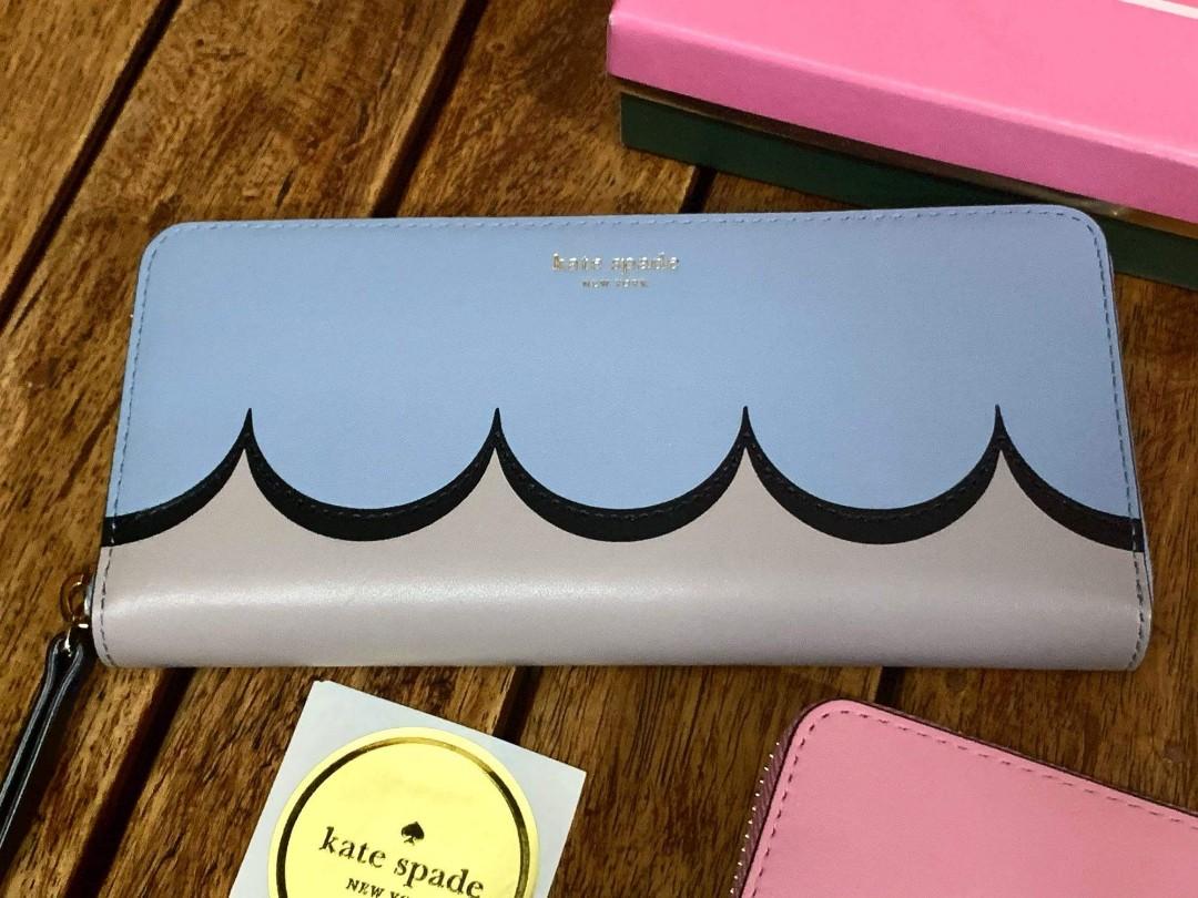 Kate spade scallop wallet outlet