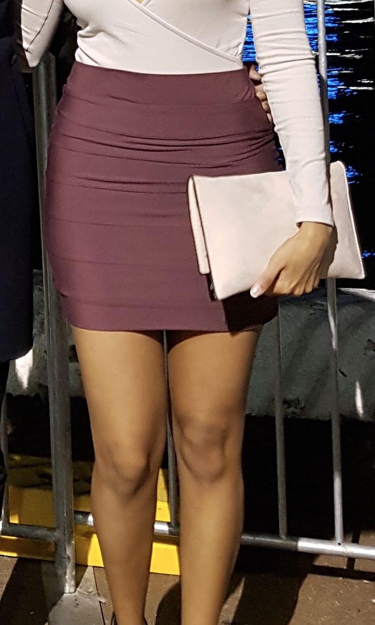 kookai bandage skirt