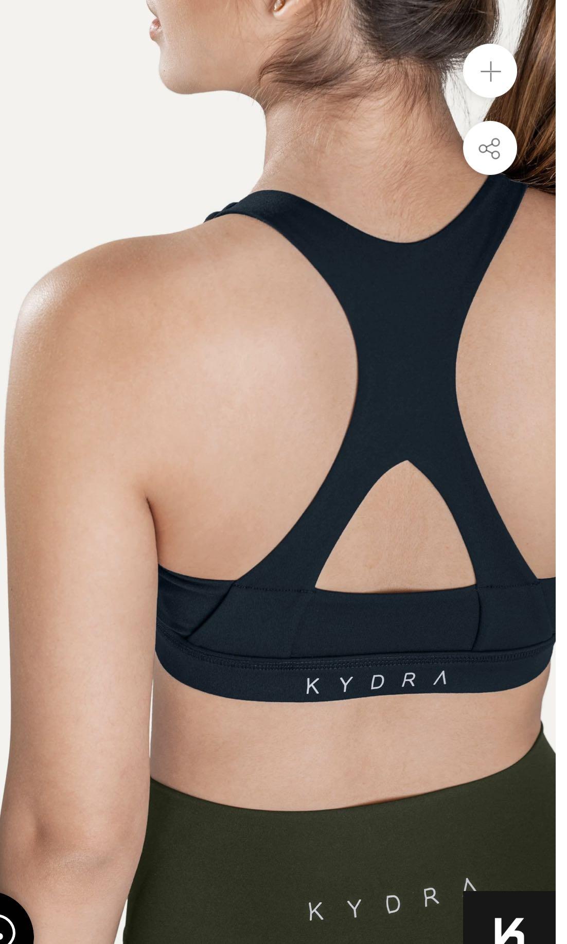 Kydra Impact Sports Bra (Black), Women's Fashion, Activewear on