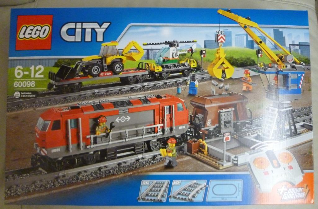 LEGO City 60098 Heavy-Haul Train (全新絕版未開MISB 與60050 7936