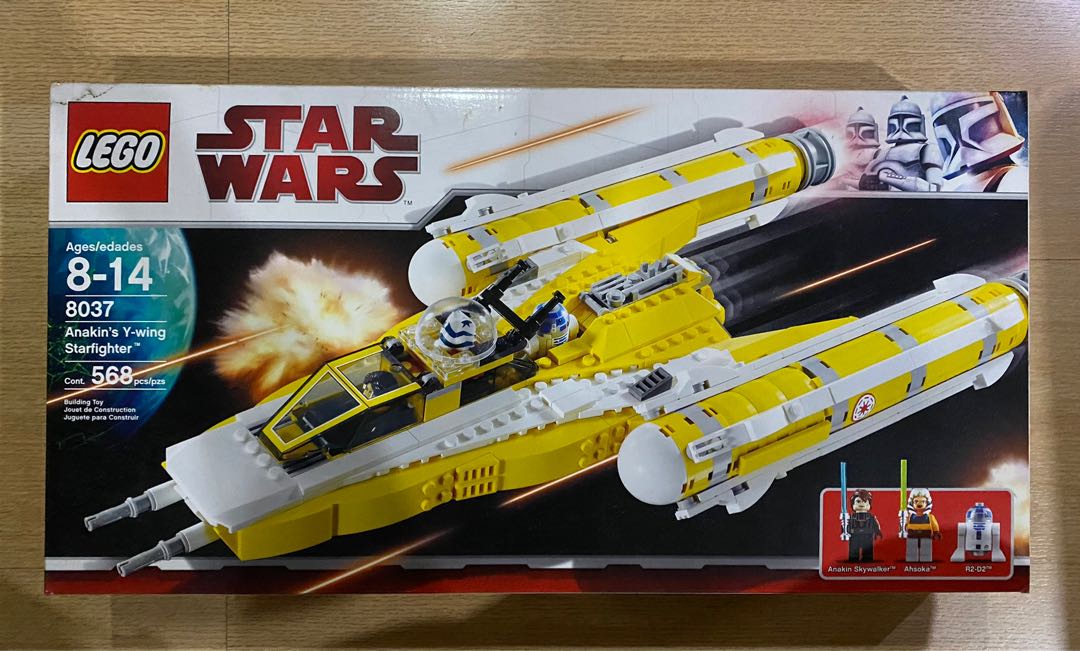 LEGO Star Wars 8037 Anakin's Y-wing Starfighter, Hobbies & Toys, Toys ...