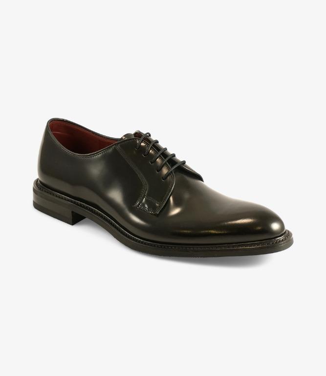 Loake Ghost Black Spectre Plain Tie Oxford