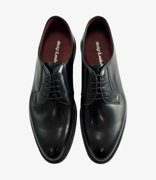 Loake Ghost Black Spectre Plain Tie Oxford Shoe G Fit Rubber Sole Design Loake Carousell