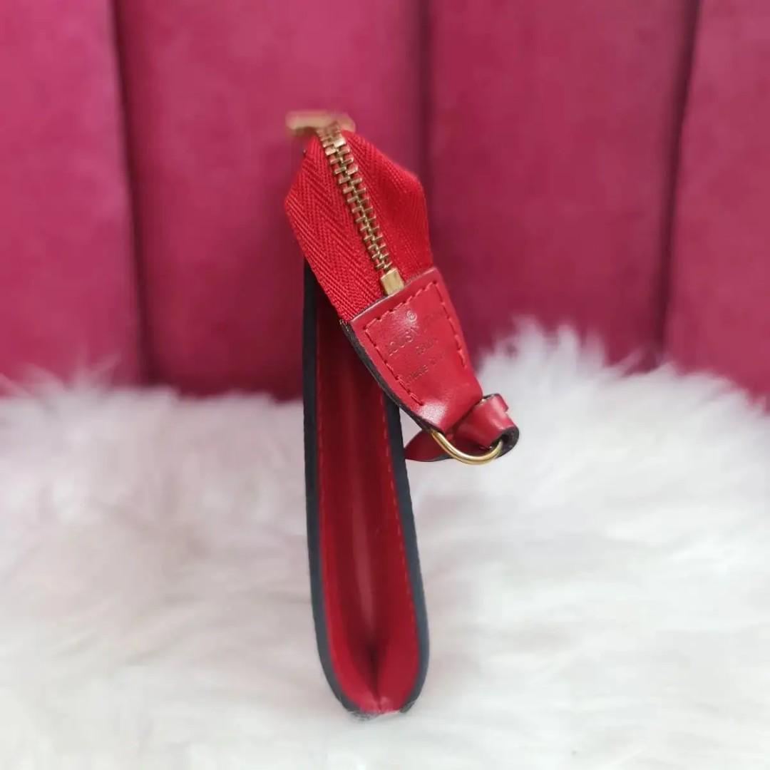 Louis vuitton epi rouge red pochette (Category: Luxury Bags & Wallets) located in Manila. Submitted by dendc (Listing ID 1109248963, Image 3). Description: with dustbag.