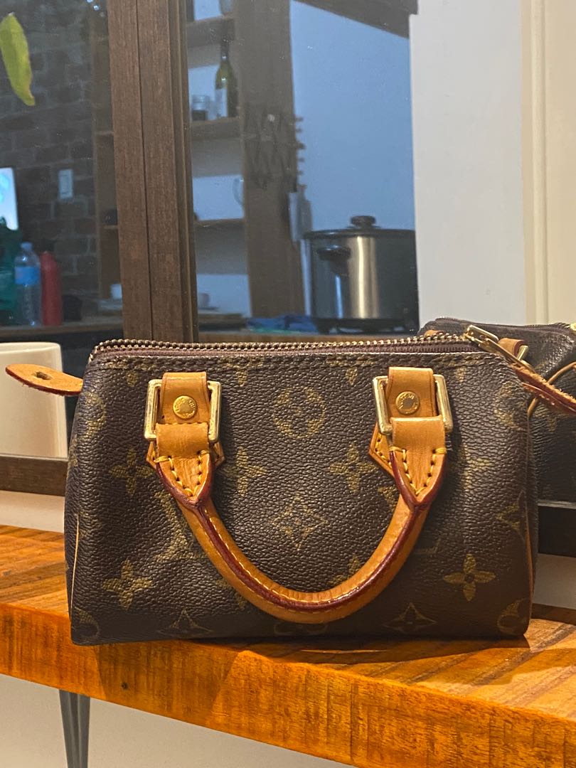 LOUIS VUITTON AUTHENTIC VINTAGE MINI HL SPEEDY MONOGRAM IN MINT CONDITION