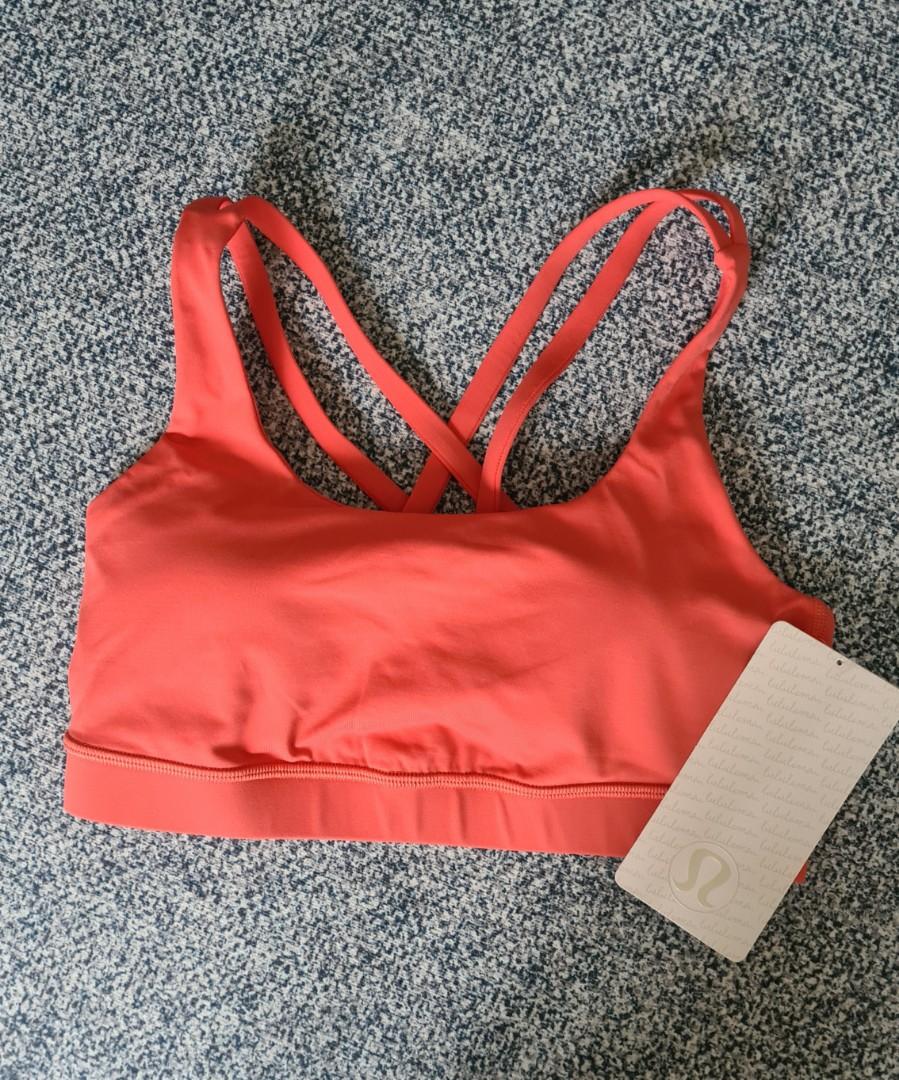 Lululemon Energy Bra - Poppy Coral - lulu fanatics