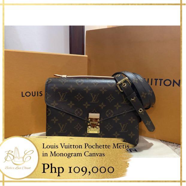 For Sale Top Grade Quality LV Pochette Metis in Damier Ebene print, Luxury,  Bags & Wallets on Carousell