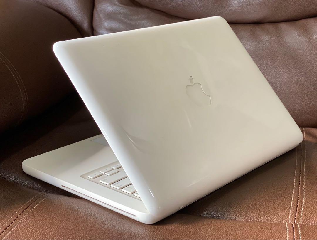 MacBook A1342 (Category: Laptops & Notebooks) located in Cebu City. Submitted by tiffyalva12 (Listing ID 1109222891, Image 2). Description: Model: MacBook A1342 Condition: no defects, well-maintained Color: white Screen size: 13.3” Weight: 4.7 pounds (2.13 kg) Connectivity: VGA, Bluetooth, Wi-Fi, USB, Ethernet, Mini DVI Human interface input: Microphone .