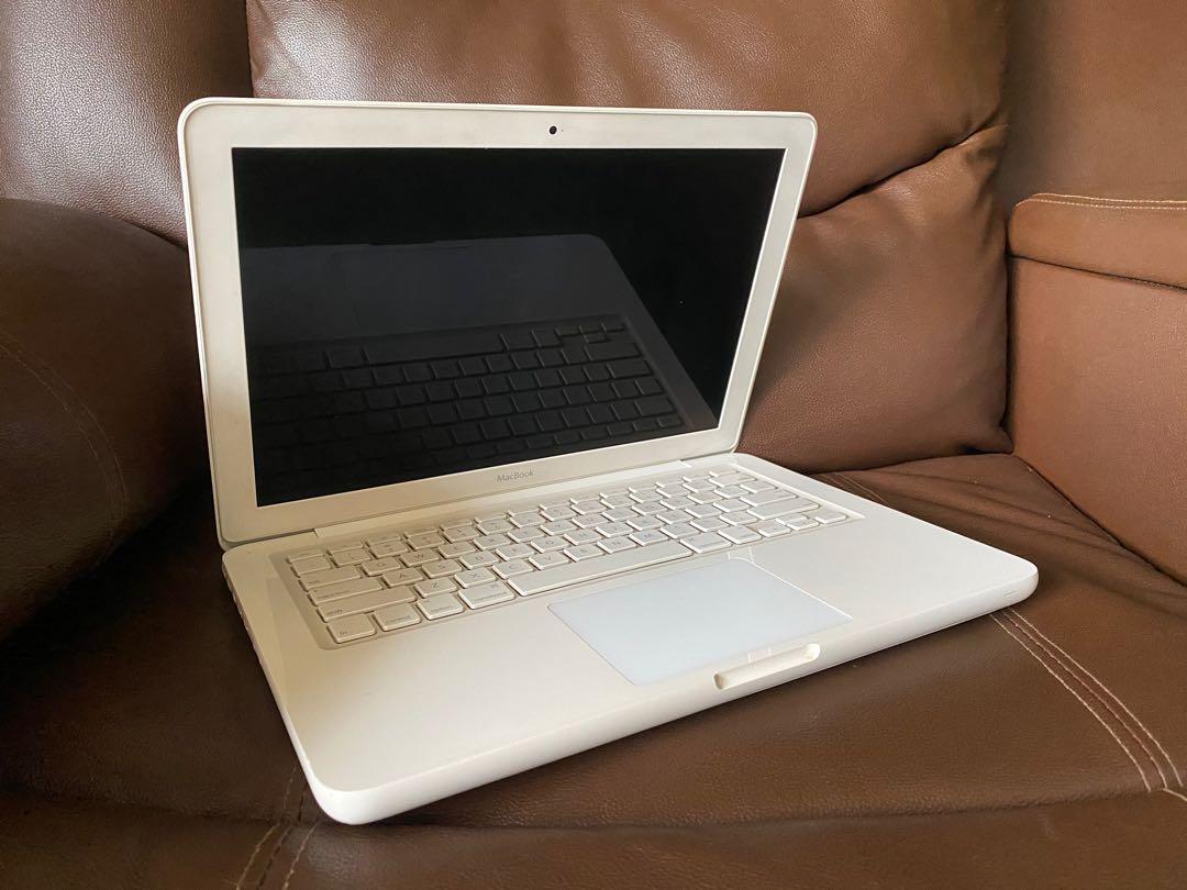 MacBook A1342 (Category: Laptops & Notebooks) located in Cebu City. Submitted by tiffyalva12 (Listing ID 1109222891, Image 3). Description: Model: MacBook A1342 Condition: no defects, well-maintained Color: white Screen size: 13.3” Weight: 4.7 pounds (2.13 kg) Connectivity: VGA, Bluetooth, Wi-Fi, USB, Ethernet, Mini DVI Human interface input: Microphone .
