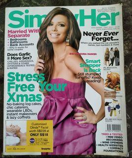 Majalah Import Bekas Fashion Wanita Simply Her
