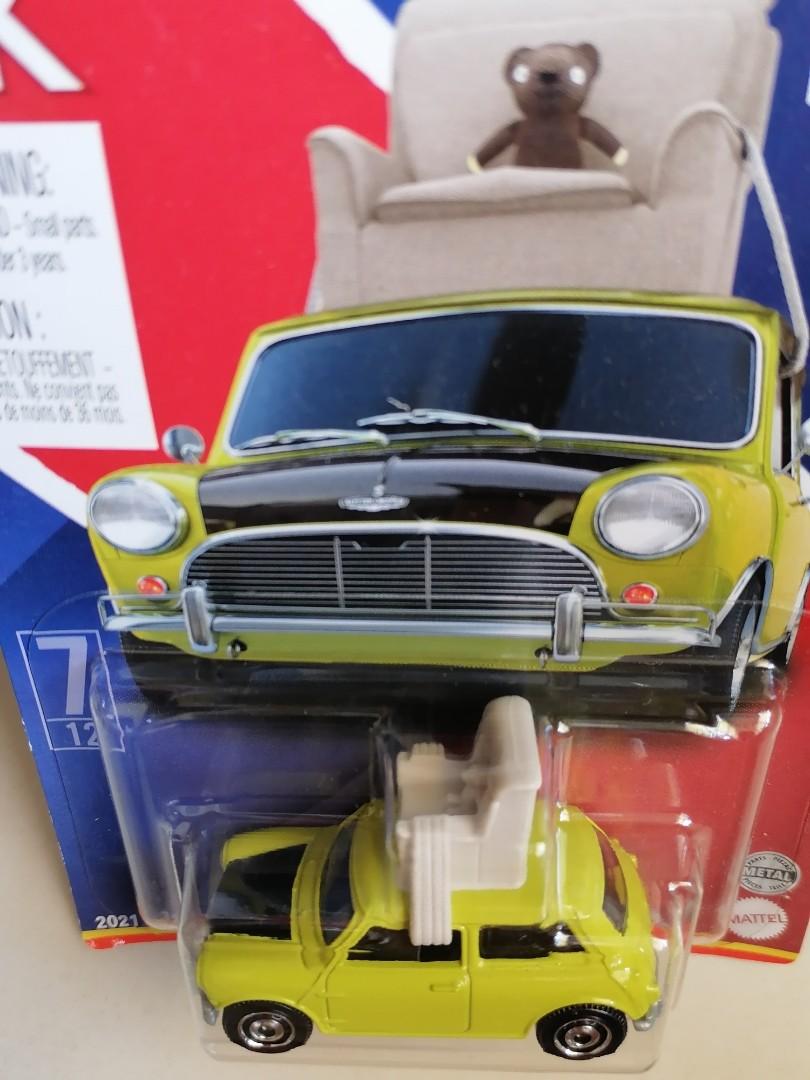 Matchbox 2021 Best of UK Series 2 - 7/12 1964 Austin Mini Cooper - Lime  Green - Mr Bean