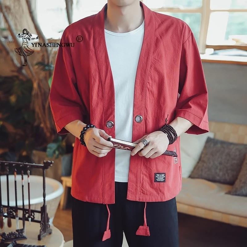 Men's kimono jacket fashion sale