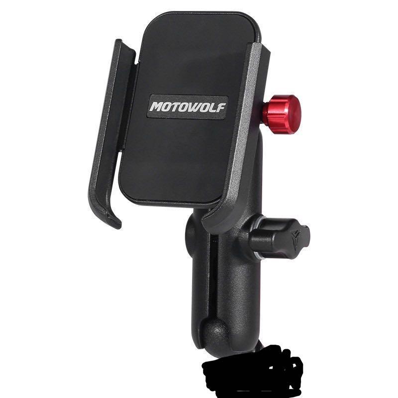 MOTOWOLF V2 Phone Holder Motor 360 Degree Cellphone Holder Handlebar for  bicycle and motorbike, Mobile Phones & Gadgets, Mobile & Gadget Accessories,  Other Mobile & Gadget Accessories on Carousell