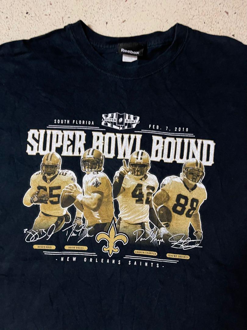 90s vintage New Orleans Saints T shirt  XL  Super Bowl Bound