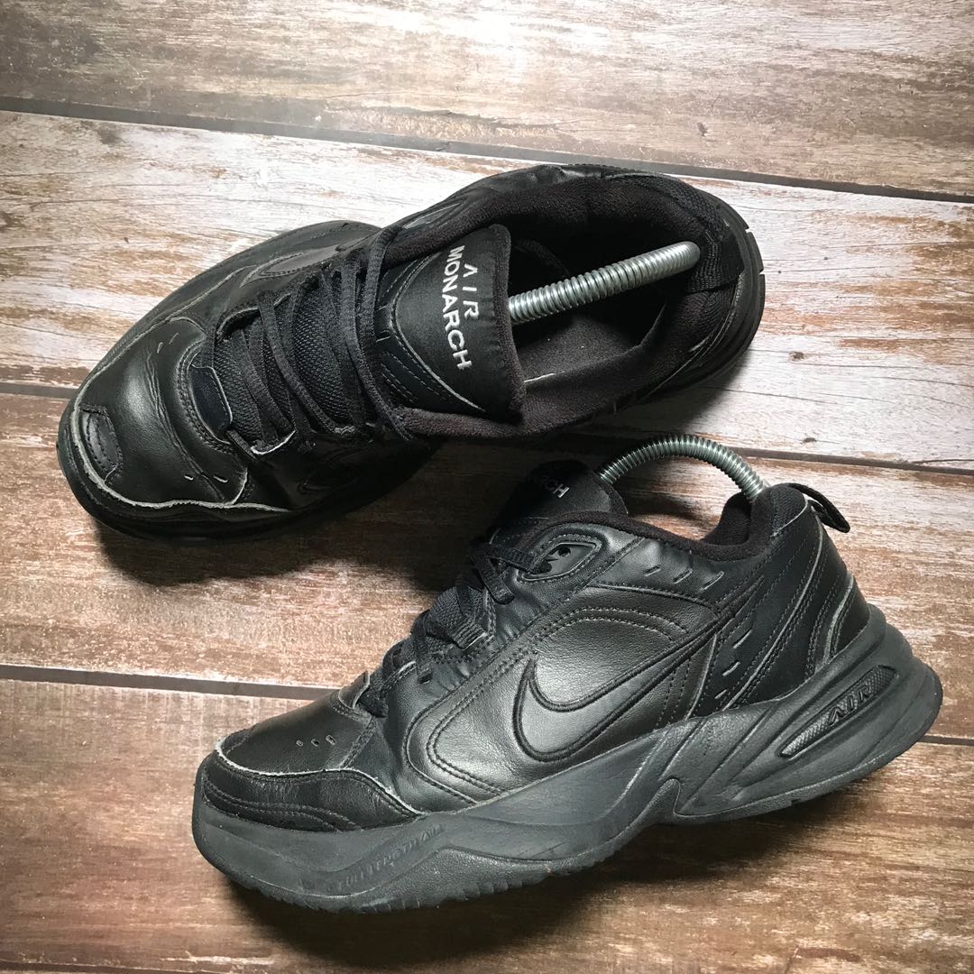Nike Air Monarch Triple Black Men s Fashion Footwear Sneakers