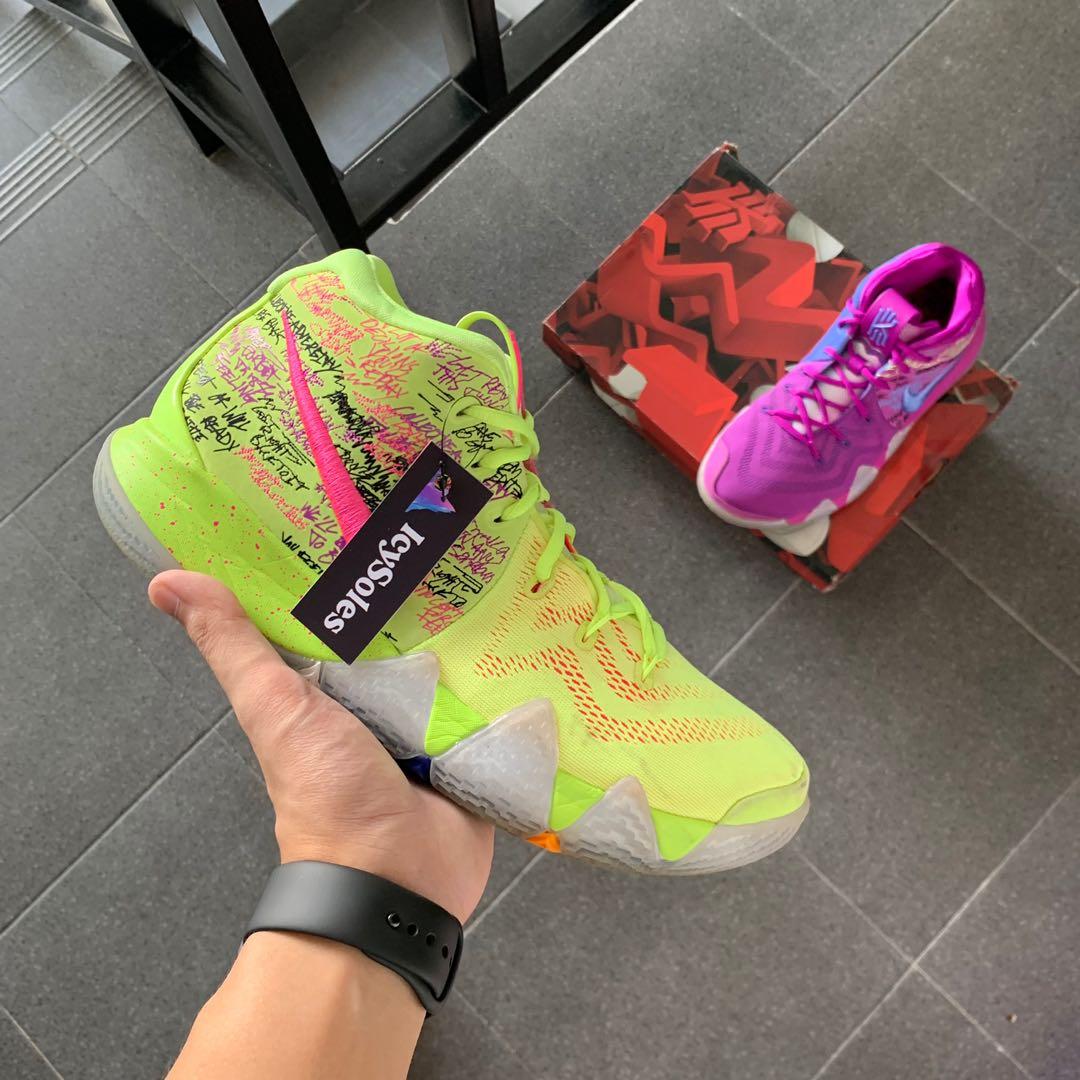 Nike Kyrie 4 EP Confetti Men s Fashion Footwear Sneakers on