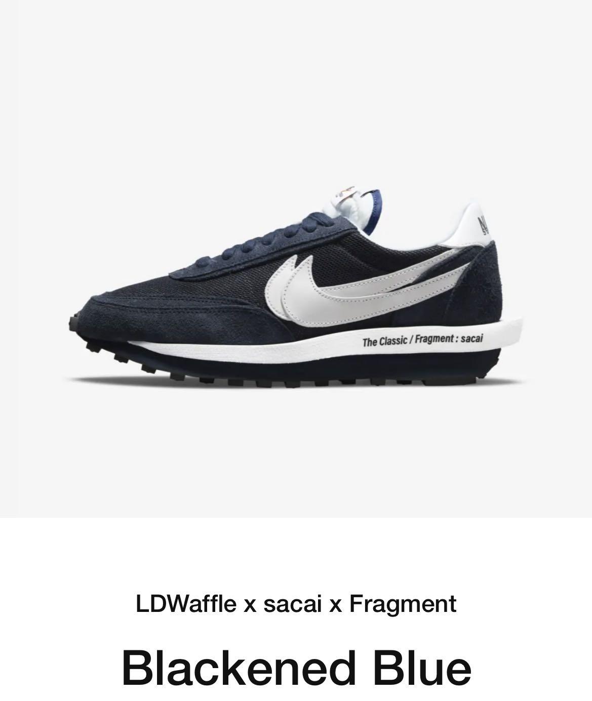 Nike Ldwaffle X Sacai X Fragment Us6 Men S Fashion Footwear Sneakers On Carousell