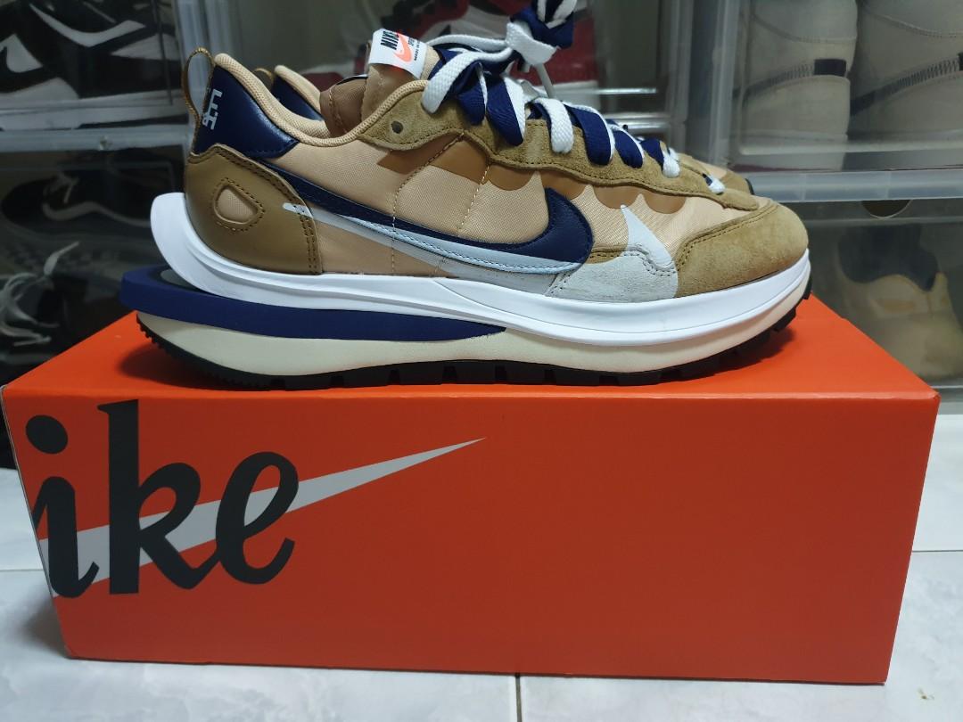 Nike Sacai vaporwaffle sesame blue void 