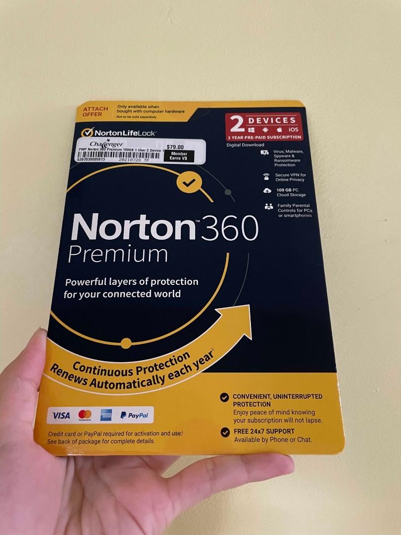 Norton 360 Premium Antivirus, Computers & Tech, Office ...