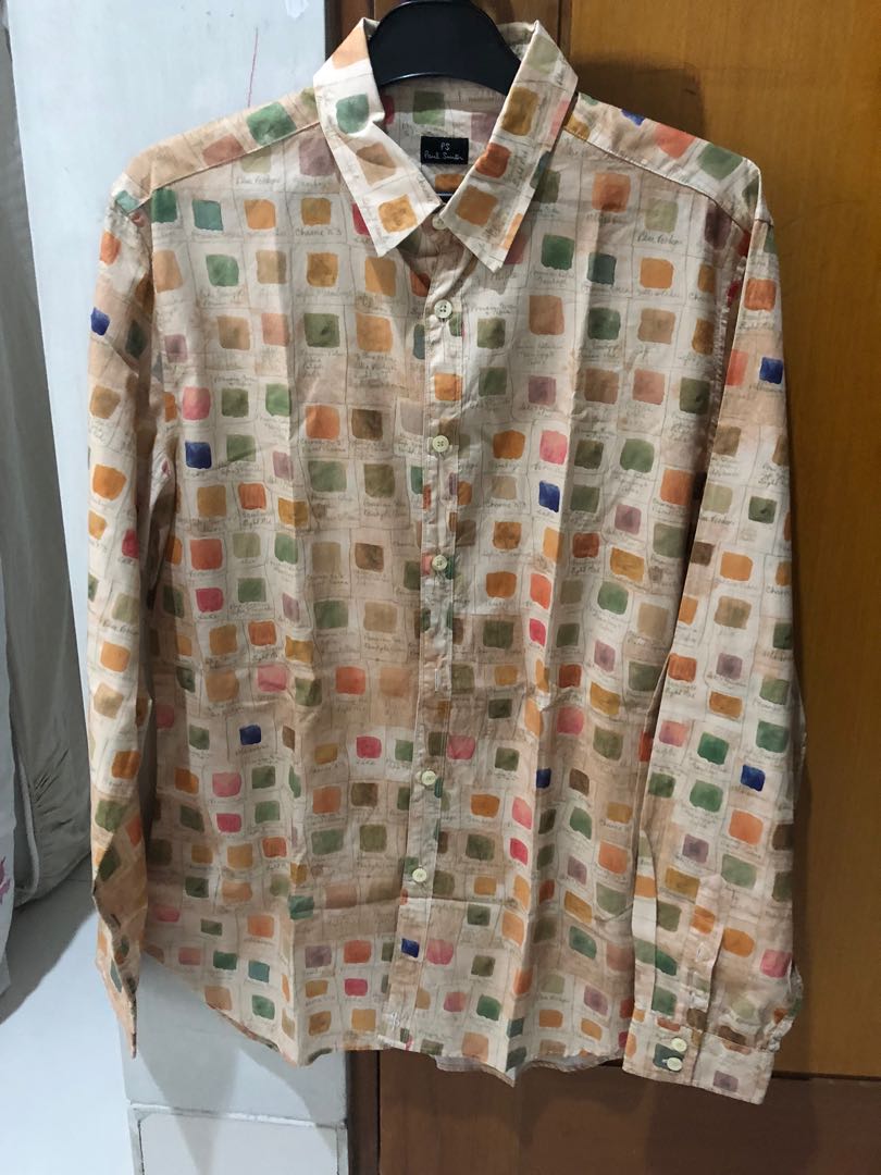 Paul smith shirt, Fesyen Pria, Pakaian 