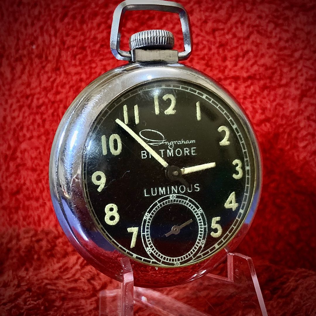Ingraham pocket watch top value
