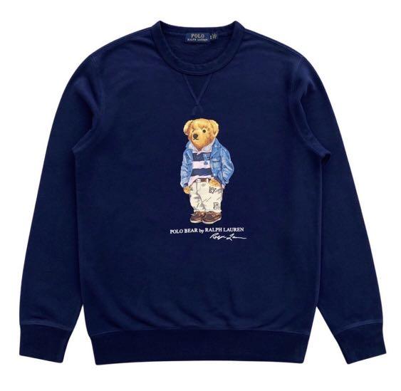 Ralph lauren on sale bear sweatshirt