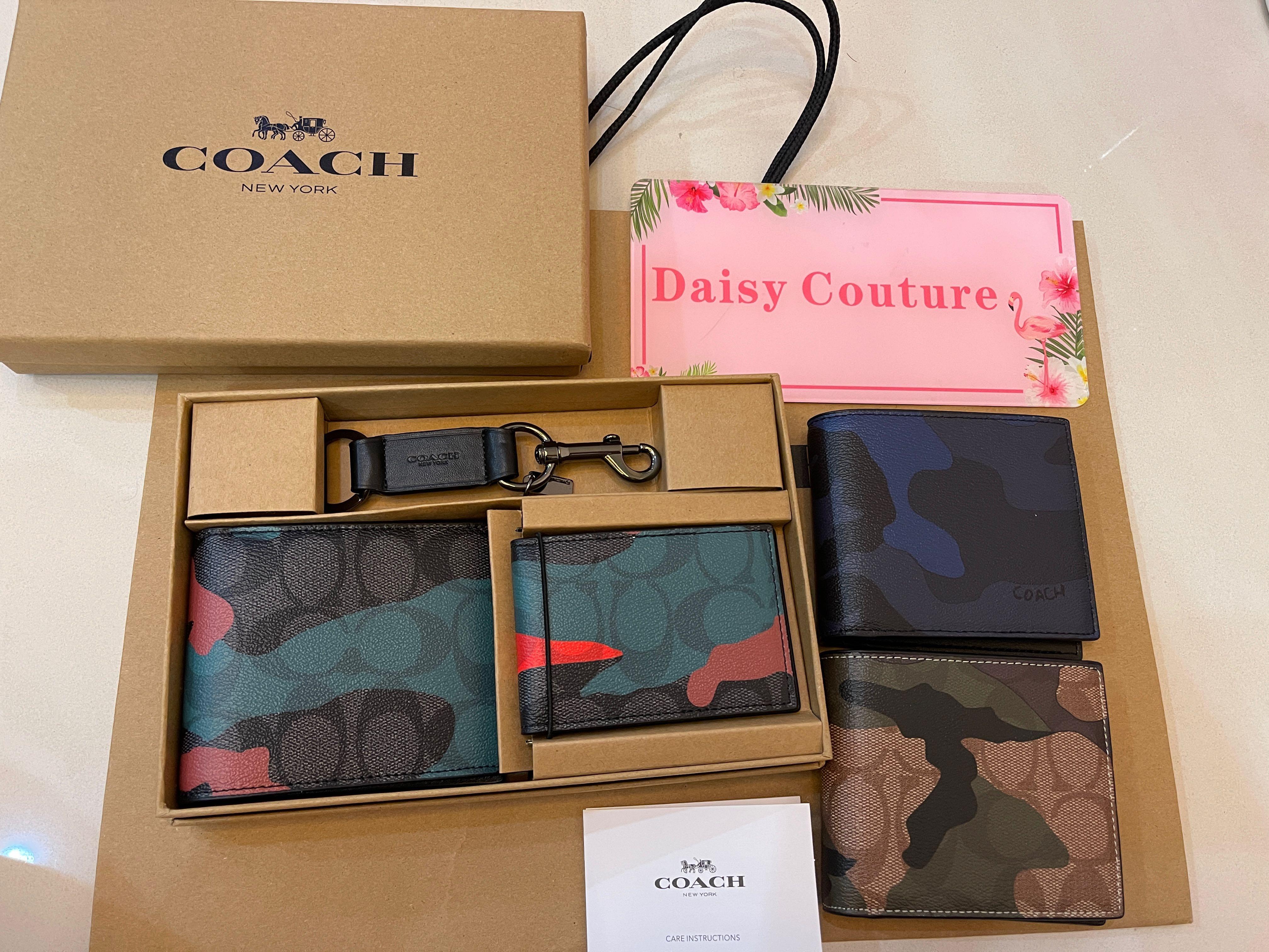 Coach wallet camo shop