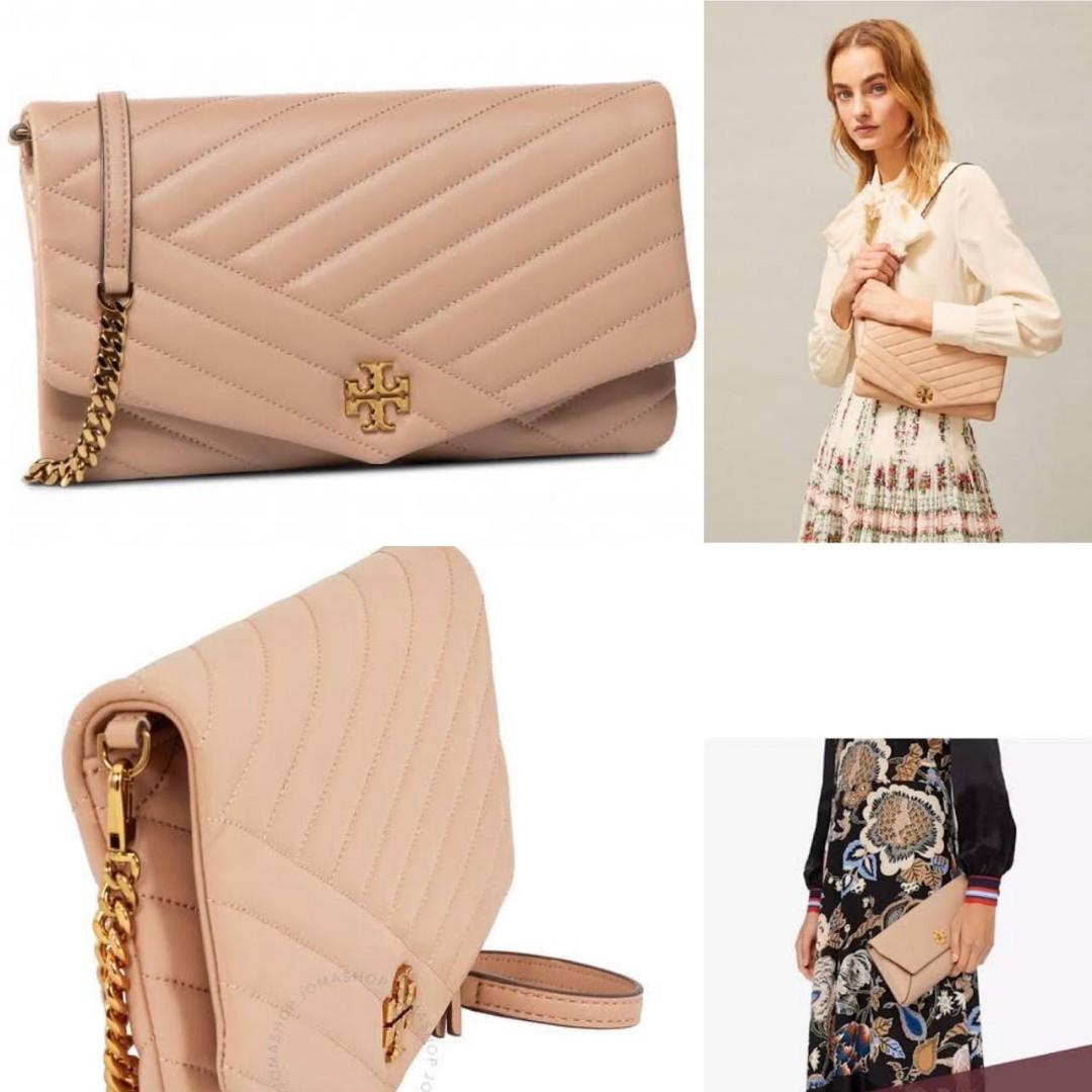 tory kira chevron clutch
