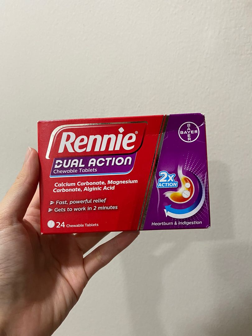 Rennie Chewable Tablets, Health & Nutrition, Health Supplements, Sports & Fitness Nutrition on