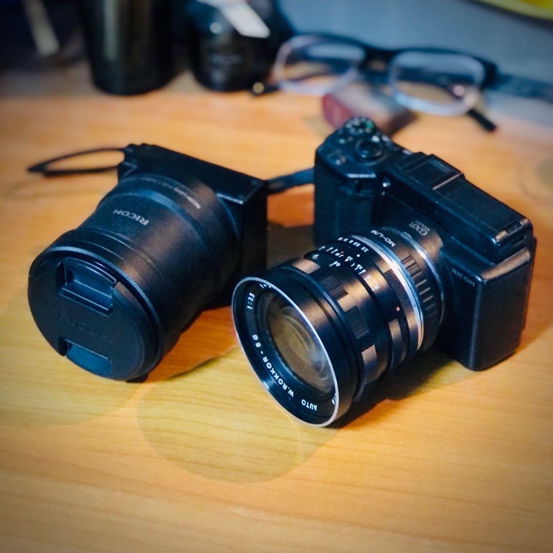 Ricoh GXR A16 24-85mm Mount A12 with Minolta MD 28mm, 攝影器材