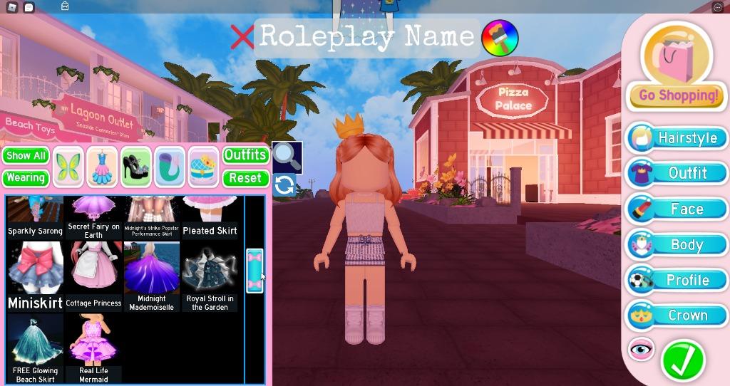 ROBLOX Royale High Wings Skirts Heels and Diamonds Video