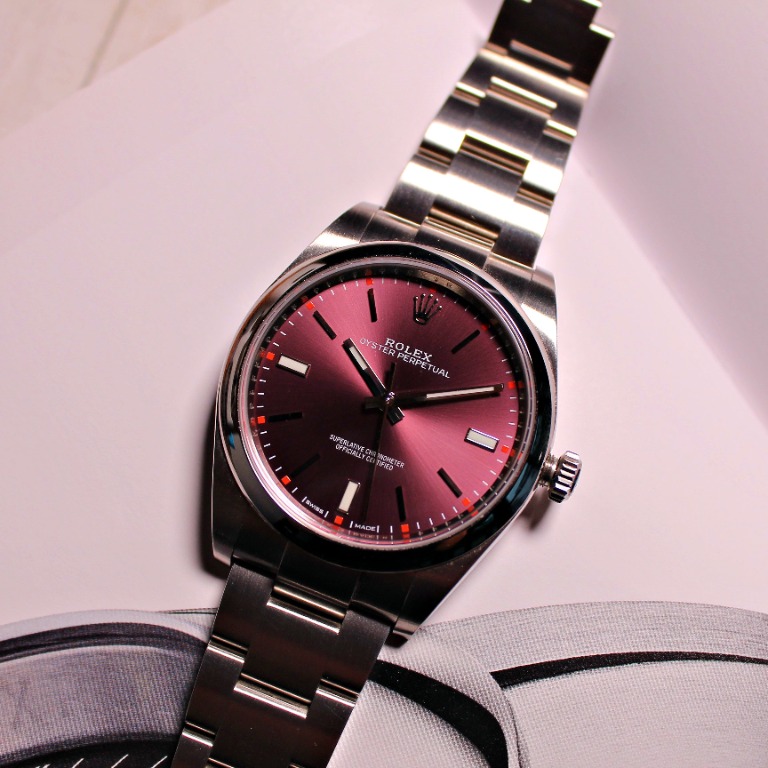 Rolex op 39 red grape store