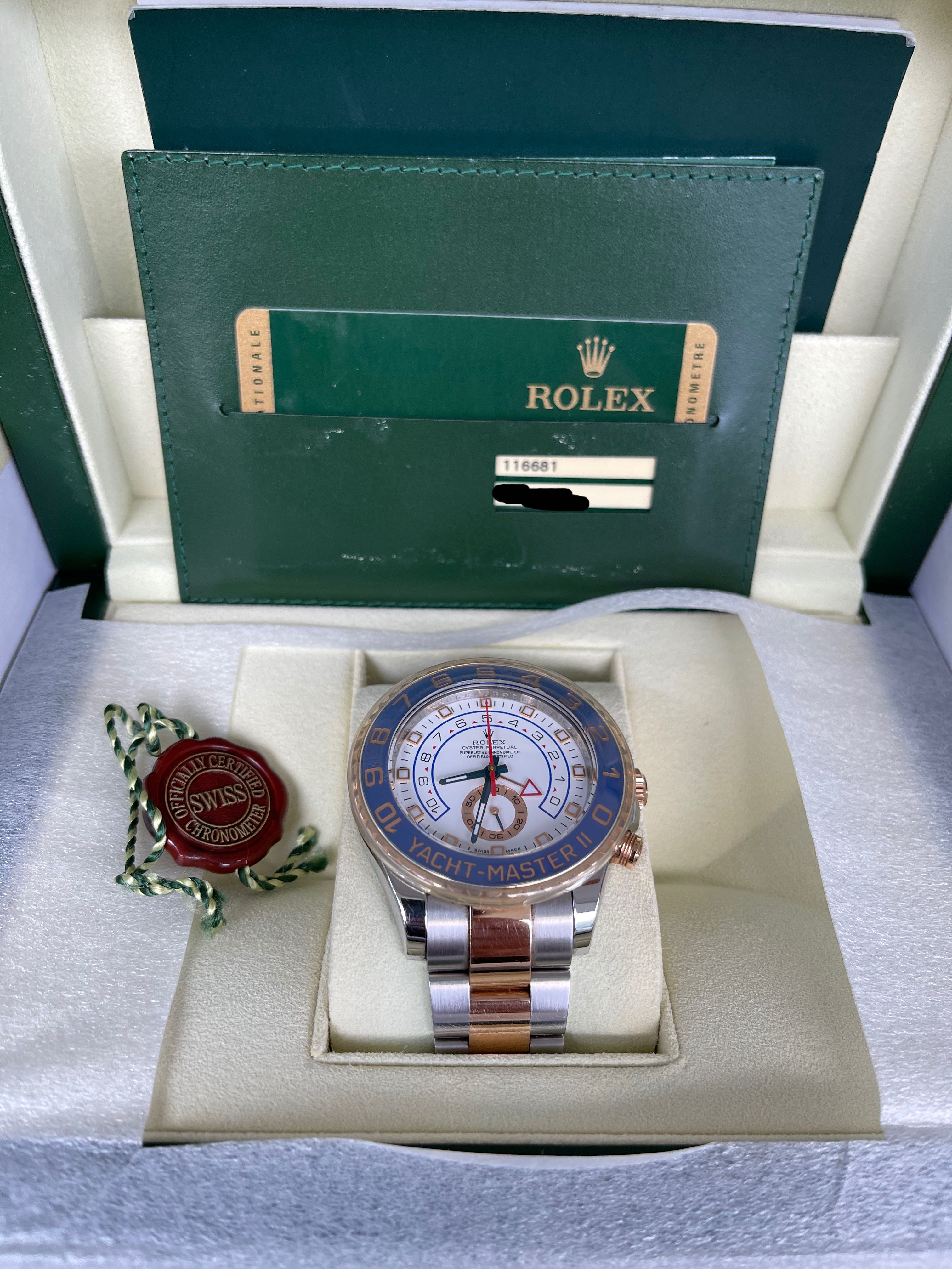 yachtmaster 2 rosegold