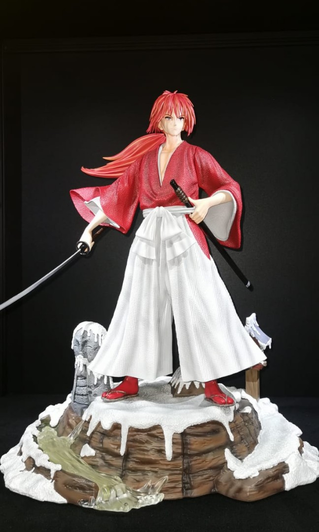 1/6 Himura Kenshin Resin Model Rurouni Kenshin Statue In Stock GKGO Studio  New