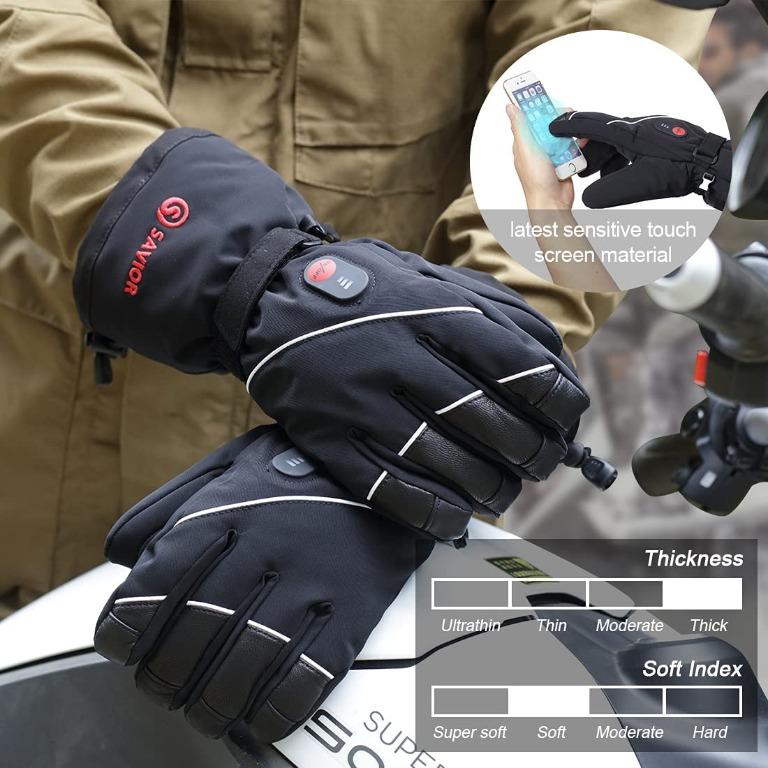 Savior Heated Gloves for Men Women Electric Heated Gloves with