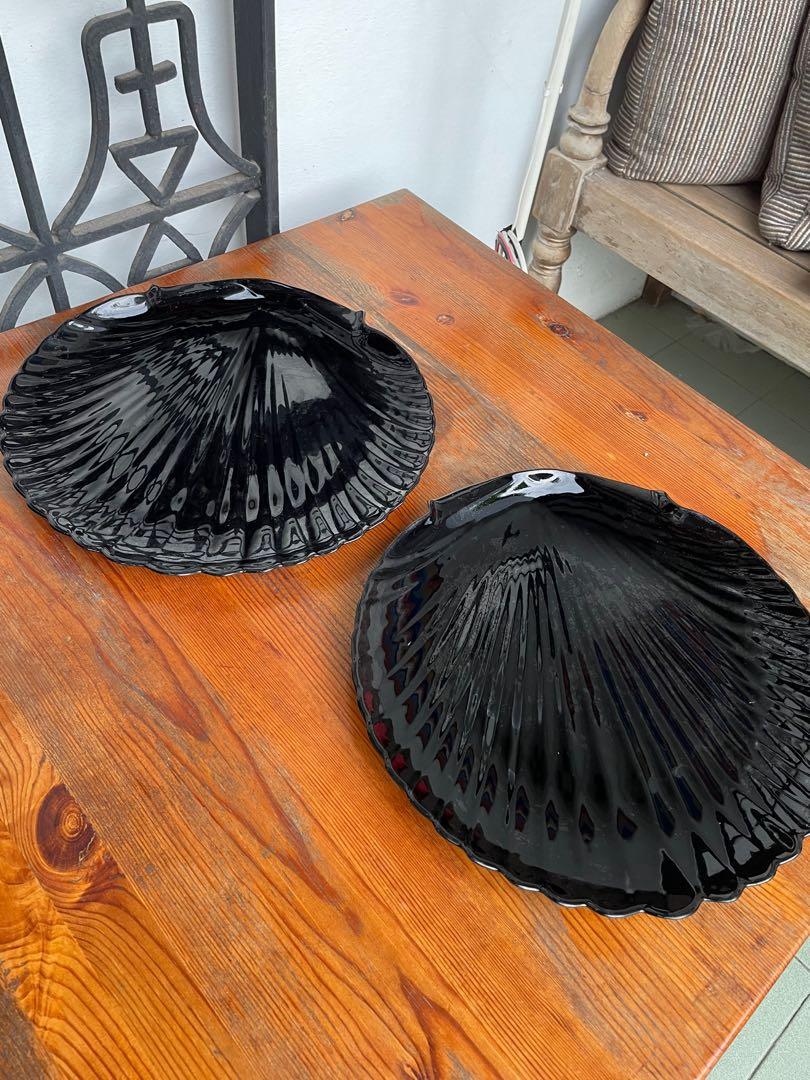 Shells Plates Table Shell shape serving plates, Furniture & Home Living, Kitchenware ...
