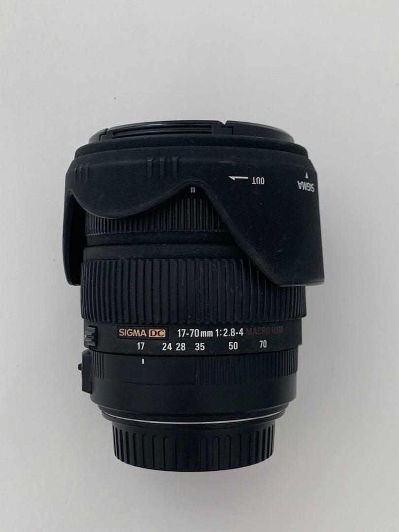 Sigma 17-70mm F2.8-4 DC Macro OS HSM, 攝影器材, 鏡頭及裝備- Carousell