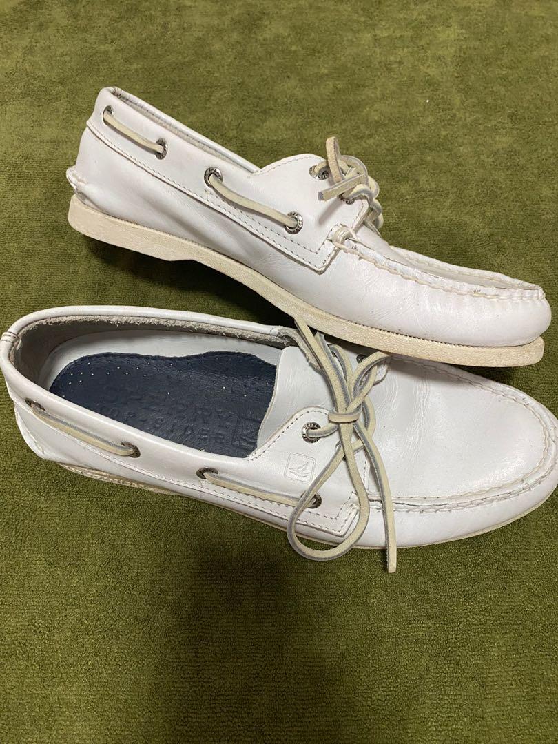 White top sider discount shoes