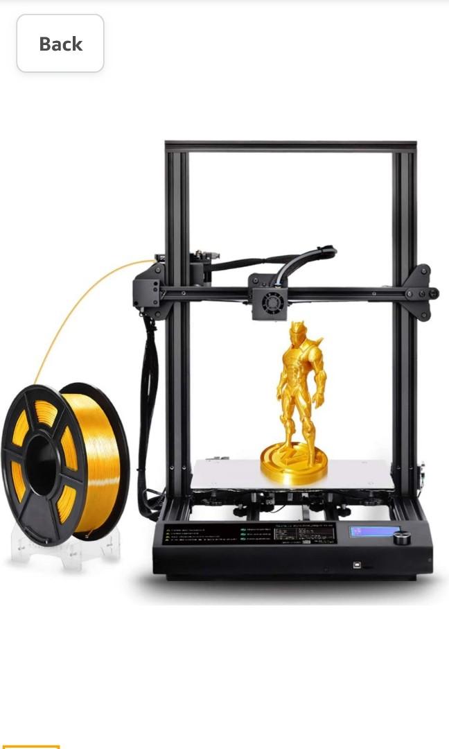 Heated Bed,Works with PLA+,PLA,ABS,PETG,Wood,TPU,Carbon Fiber and More Fast Assembly 310x310 x400 mm Printing Size SUNLU 3D Printer DIY FDM 
