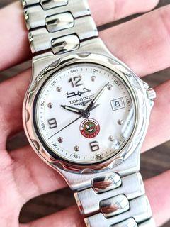 Super Rare Longines Conquest 4090 Quartz Watch presented by Emir of Qatar, Sheikh Hamad bin Khalifa Al Thani
