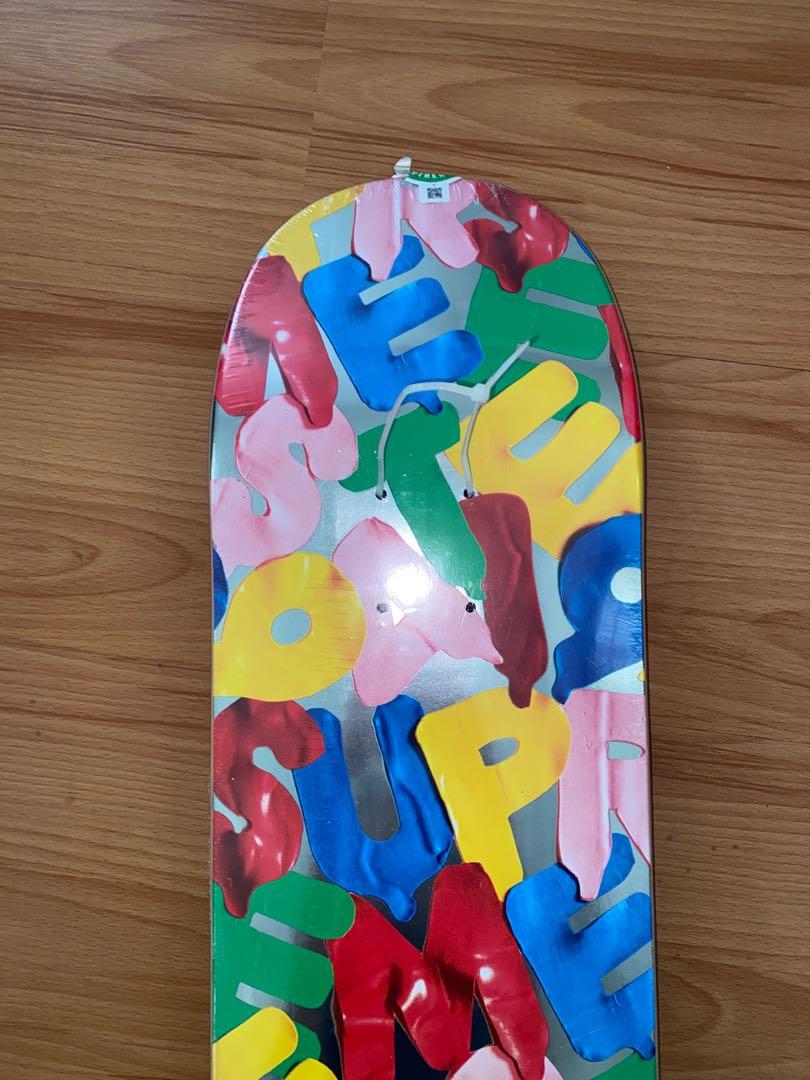 Supreme Balloons Skateboard Deck Silver Hypebeast Stockx, Hobbies