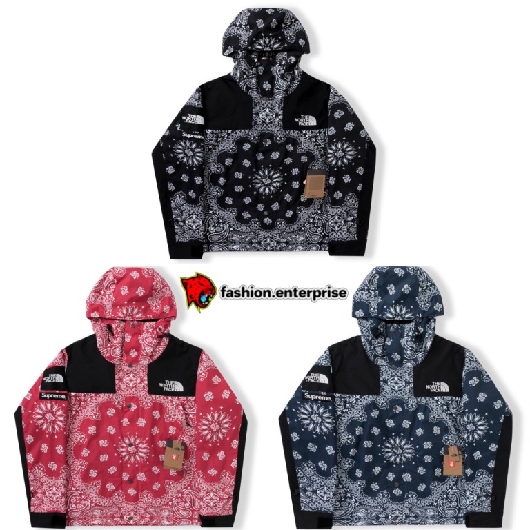 The north face x 2025 supreme bandana jacket