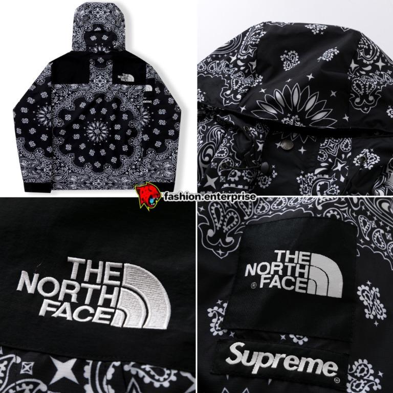 Supreme red bandana jacket hot sale
