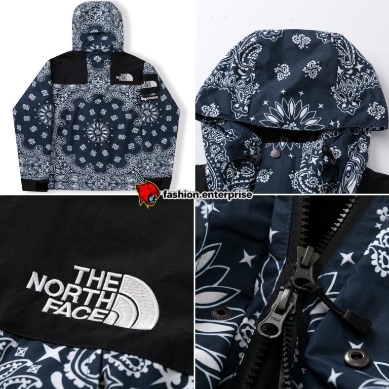 North face x supreme bandana jacket deals