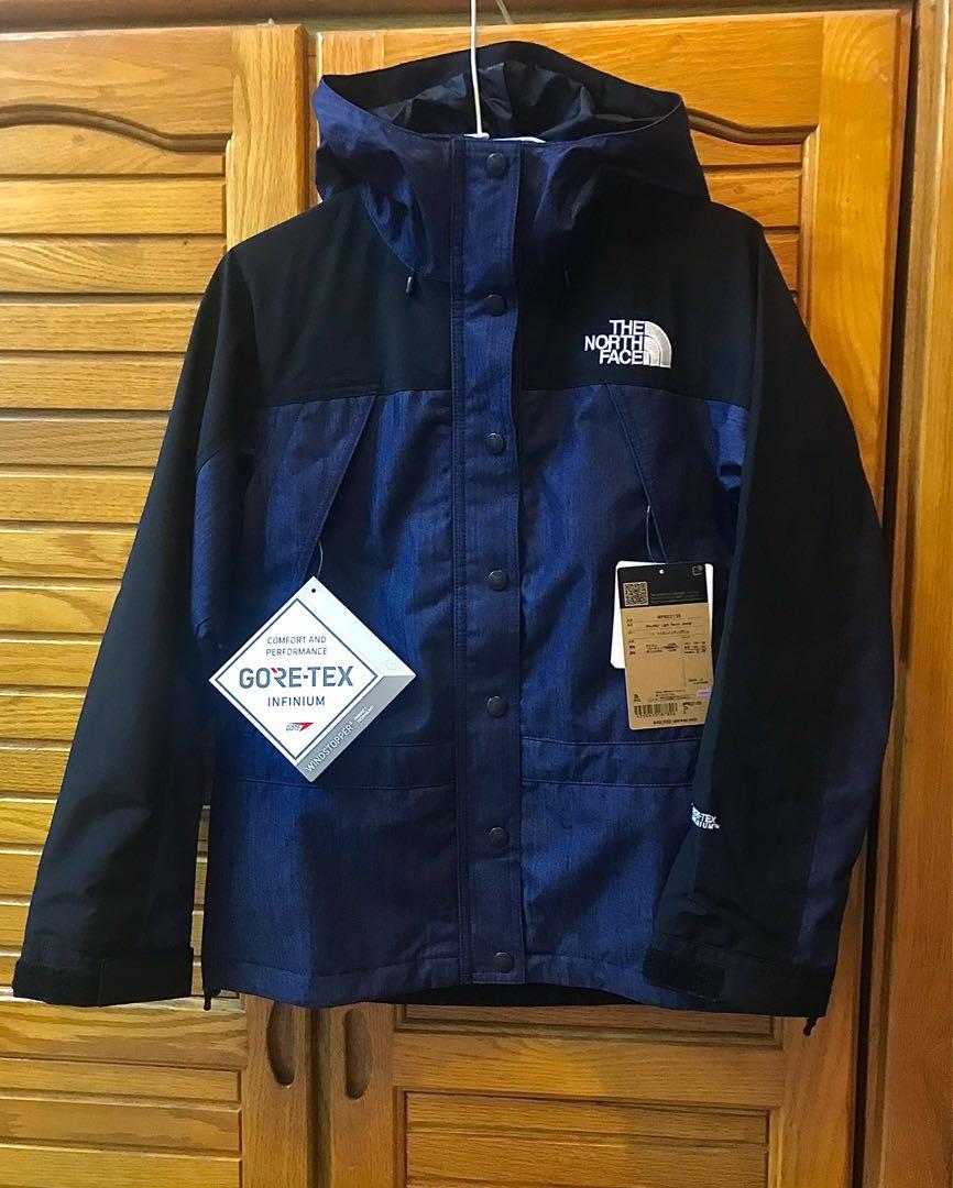 The North Face Mountain Light Denim Jacket Gore Tex 丹寧藍女裝S