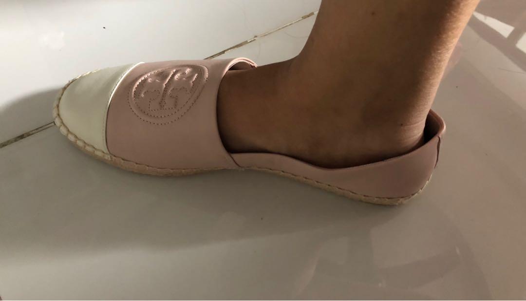 Tory burch on sale espadrilles seashell pink