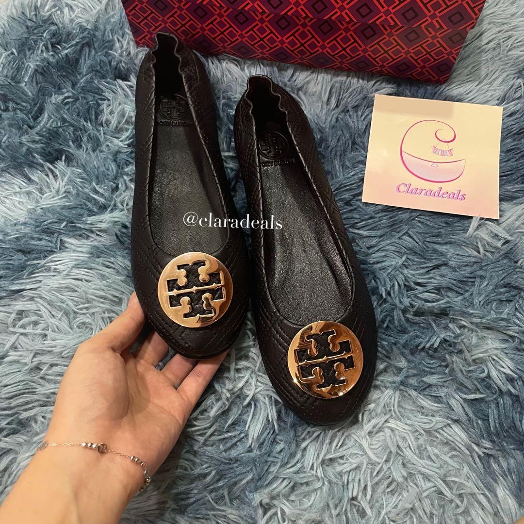 Tory Burch Quilted Minnie Travel Flats, Women's Fashion, Footwear, Flats on  Carousell