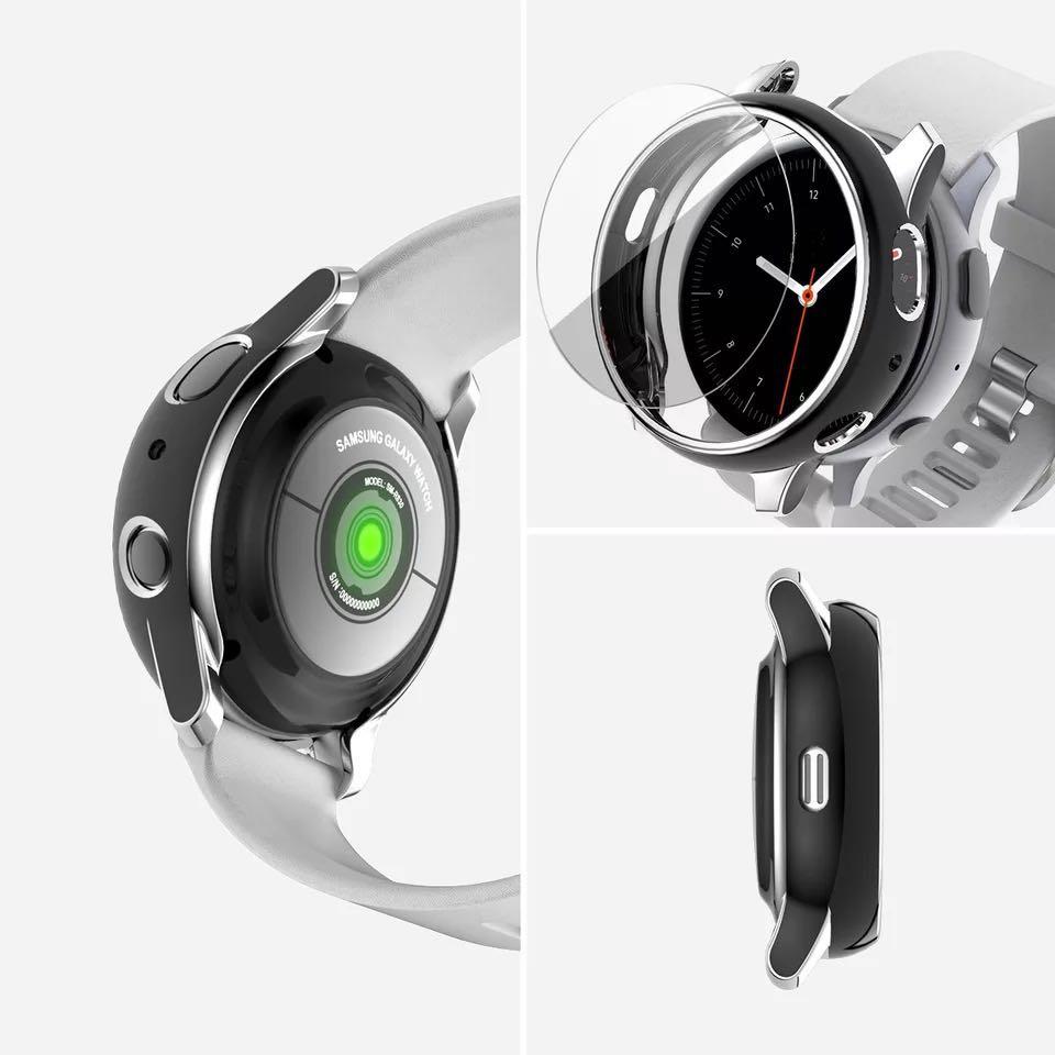 Case For Samsung Galaxy Watch 6 Screen Protector 40mm, 3pcs Diamond Hard Pc  Cases Protective Screen Full Cover Bumper For Galaxy Watch 6