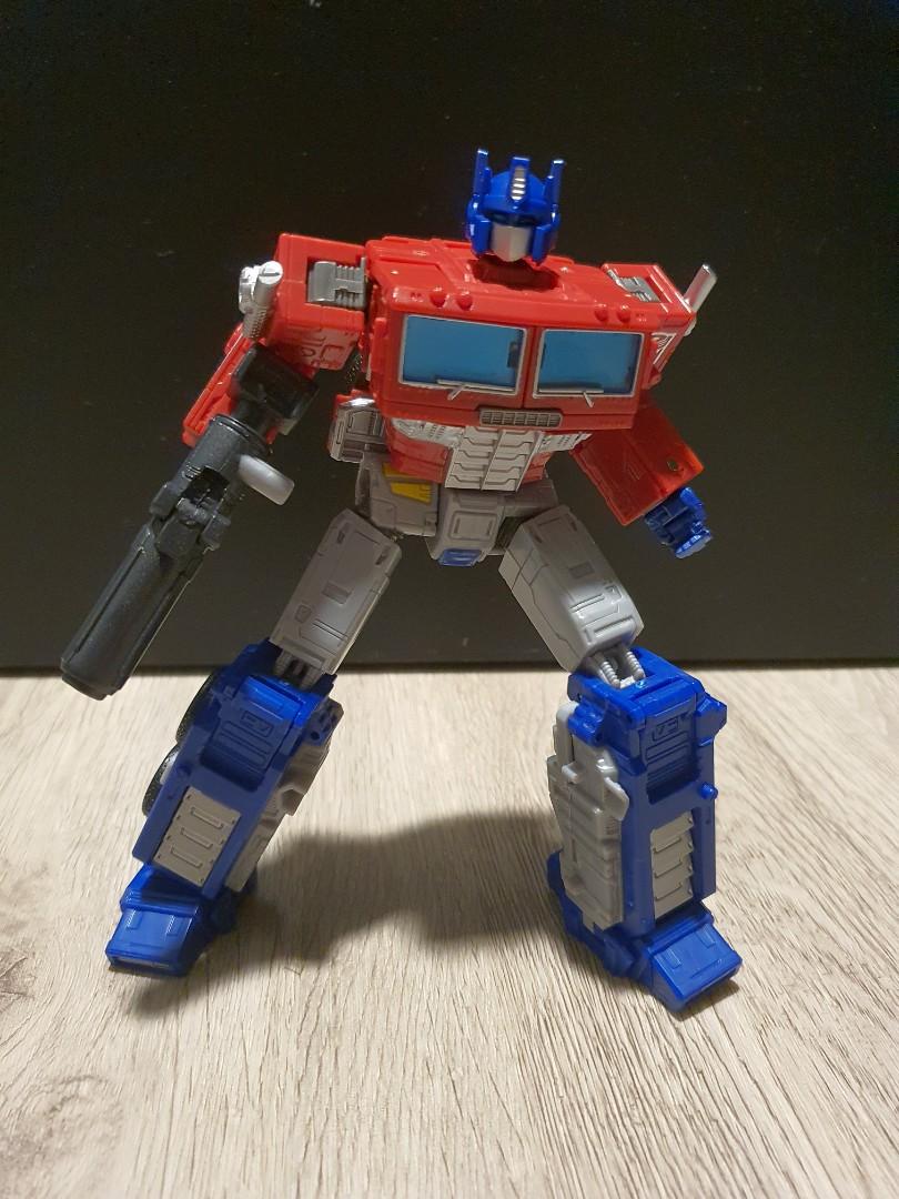 Transformers WFC Kingdom Optimus Prime, Hobbies & Toys, Toys & Games on Carousell